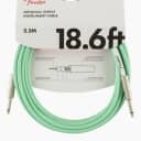Fender 18.6' Instrument Cable Surf Green Straight to Straight