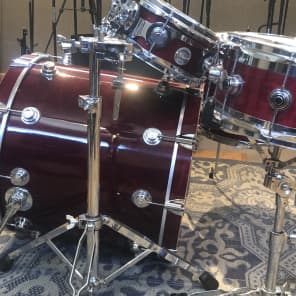 DW  Collectors Series Custom Sizes 2000's Cherry Red Maple image 6