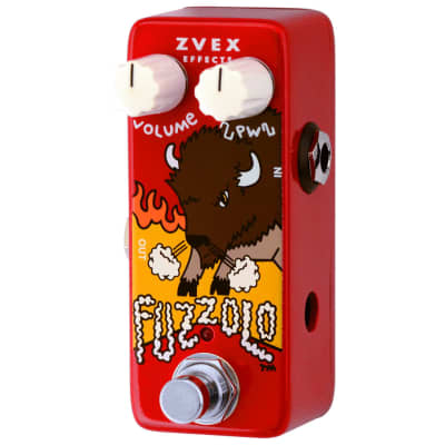 Zvex Fuzzolo 2010s - Red Painted with Buffalo Graphic image 2