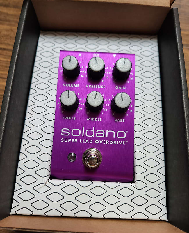 Soldano SLO Pedal Limited Edition 2022 - Anodized Purple | Reverb