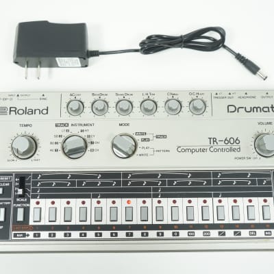 [SALE Ends Jan 21] Roland TR-606 Drumatix Computer Controlled Vintage Drum Machine w/ 100-240V PSU