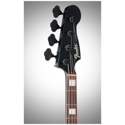 Fender Duff McKagan Deluxe Precision Electric Bass, Rosewood Fingerboard (with Gig Bag), White Pearl image 7
