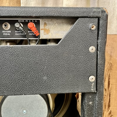 1974 Fender Twin Reverb 2x12" Guitar Tube Amplifier - Silverface w/ Black Panel Mod image 16