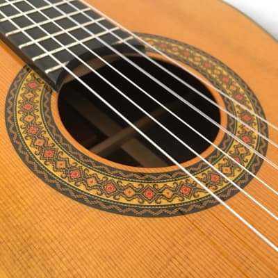 K Yairi CYM95 Classical Guitar (2006) 57145 Cedar Top, Indian Rosewood, Hiscox Case. Handmade Japan. image 14