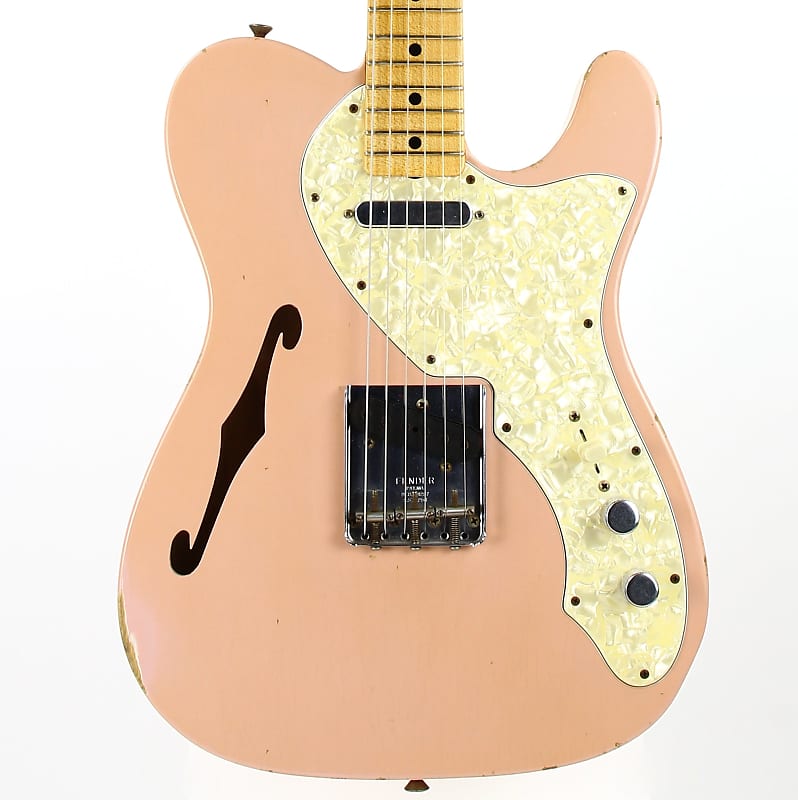 2011 Fender DALE WILSON Custom Shop Masterbuilt 60's Telecaster Thinline Relic - Shell Pink, Abby Ybarra Pups! image 1