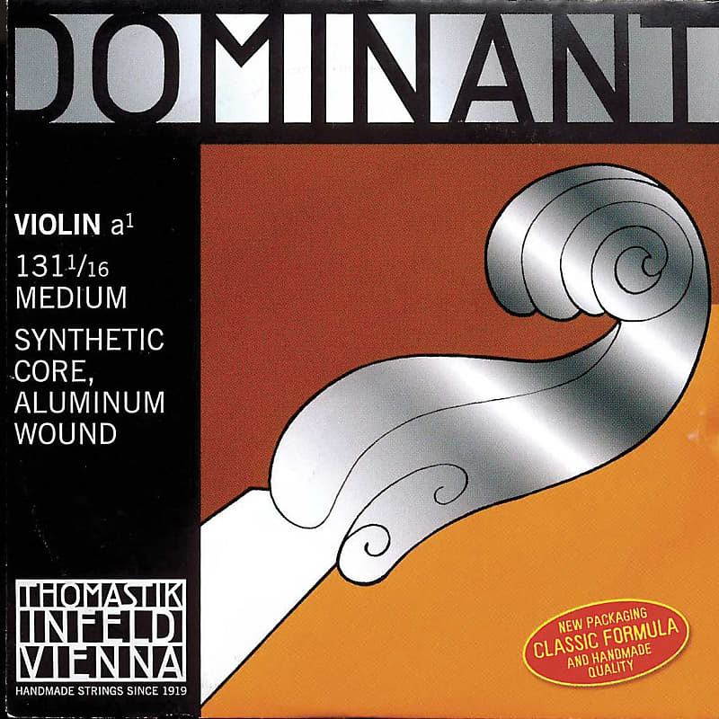 Thomastik Thomastik Dominant 1/16 Violin A String Medium Aluminum-Perlon image 1