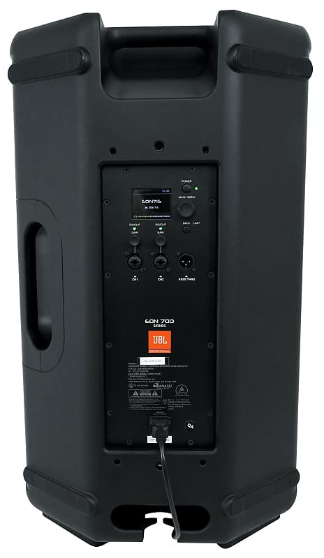 JBL EON715 15 1300W Powered Altavoz PA portátil con Bluetooth y paquete  DSP con soporte para altavoz, cable XLR de micrófono