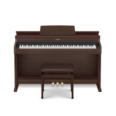 Casio Celviano AP-470 Digital Piano, Brown Walnut, Includes Adjustable Bench image 1