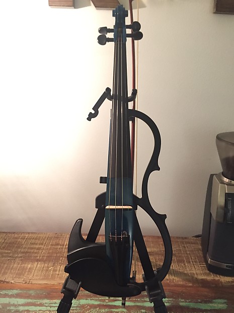 Yamaha SV-200KBLU Studio Solid Body Violin image 1