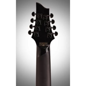 Schecter Hellraiser Hybrid C-8 Electric Guitar, 8-String, Transparent Black Burst image 8