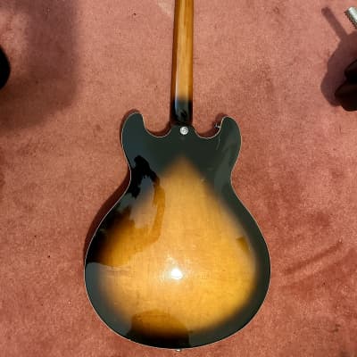 Aria Pro II - TA 65 (Semi Hollow - Sunburst) Electric Guitar 2009 - Two Tone image 2