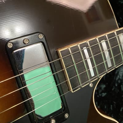 Earnest  Rosetta Sunburst Electric Tenor Guitar Deluxe w/ 3 Kent Armstrong Pickups, Inlays, Case image 14