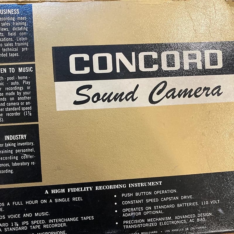 Concord Sound Camera F-85 - Untested