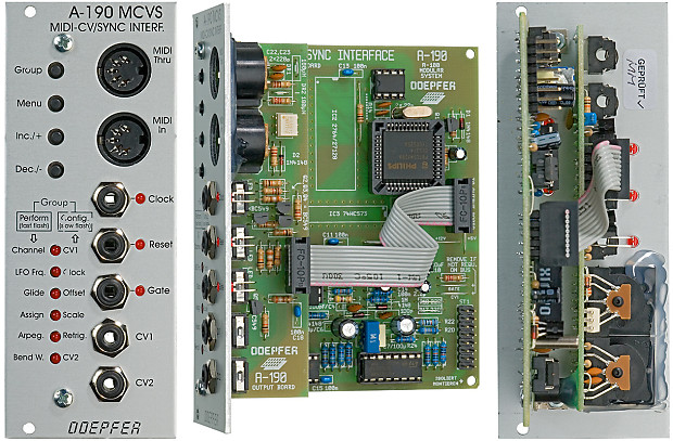 Doepfer A-190 MCVS MIDI-CV/Sync Interf. Eurorack Modular Synthesizer