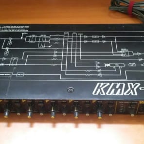 Korg Keyboard Guitar Rack Mixer KMX-62 Vintage KMX 62 80's Black image 11