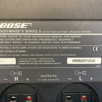 Bose Acoustimass 5 Series II Surround System - Black - Tested & Working! image 3
