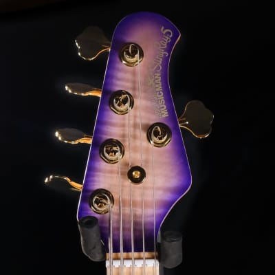 Ernie Ball Music Man BFR StingRay 5 HH Bass Guitar - Moonbeam image 6
