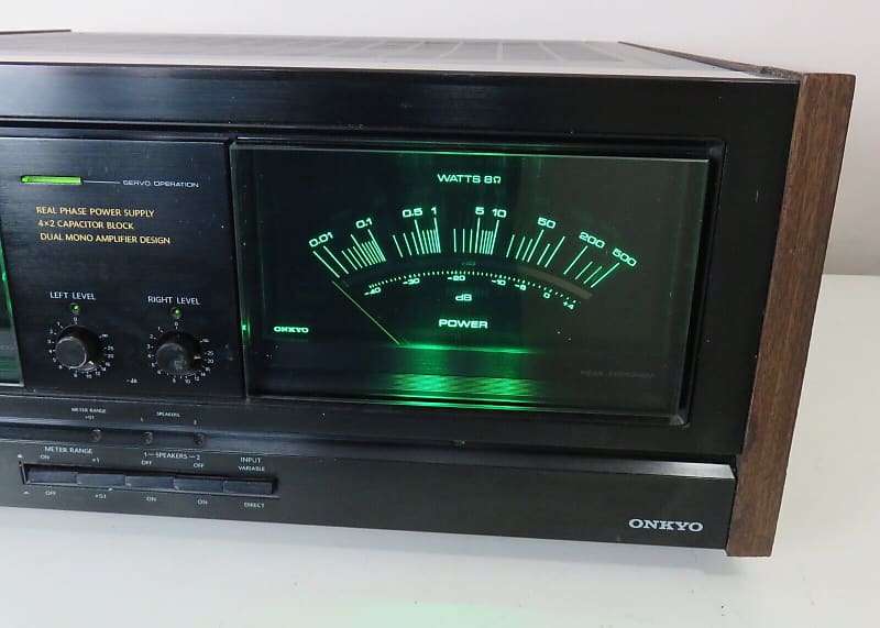 ONKYO M-508 POWER AMPLIFIER WORKS PERFECT SERVICED FULLY