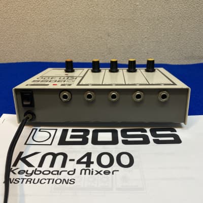1981 Roland Boss KM-400 mini mixer with copy of manual