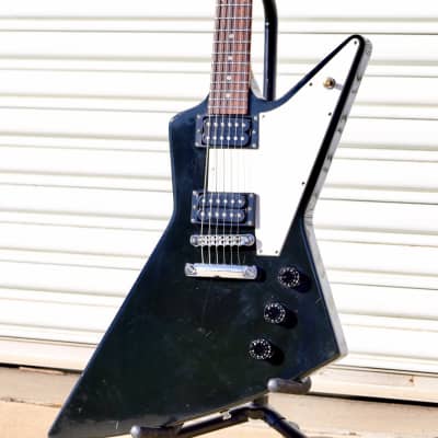 ギター Gibson Explorer 76 Reissue Ebony 2002 Gibson Explorer 76 Reissue Electric Guitar Ebony 2002 USA