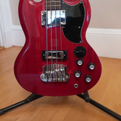 1985 Greco Japan Vintage EB600 / EB-3 Cherry Red | Reverb