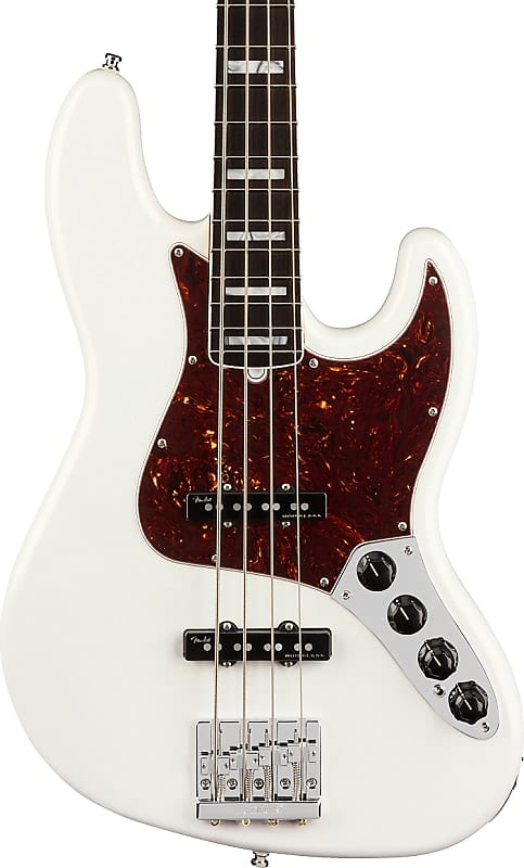 Fender American Ultra Jazz Bass. Rosewood FB, Arctic Pearl image 1