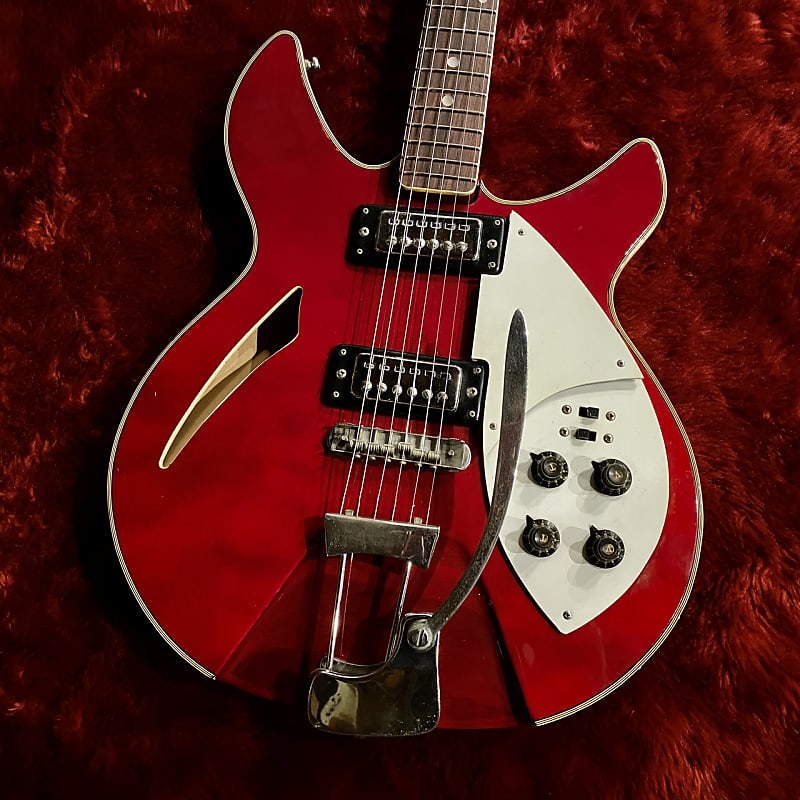 c.1960s Greco ER180 Double Cutaway MIJ Vintage Hollow Body “Red