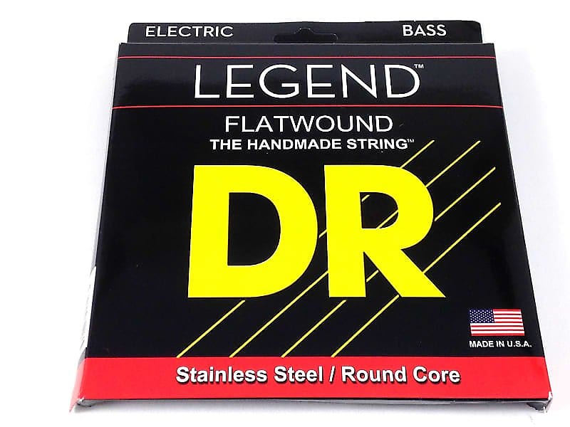 DR Bass Strings Flat Wound Stainless Steel 45-105 image 1