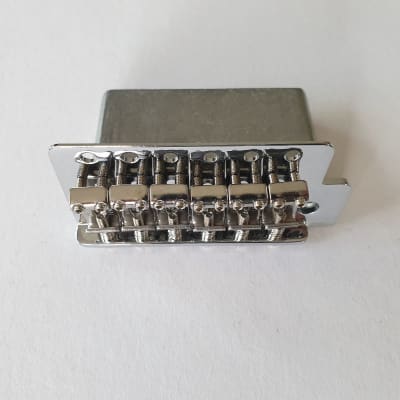 Fender Genuine Stratocaster 2-1/16" Spacing  chrome guitar tremolo 0071014049 image 6