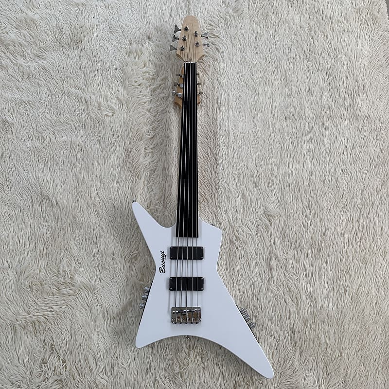 5 String Fretless Bass / 6 String Fretless Double Sided, Reverb