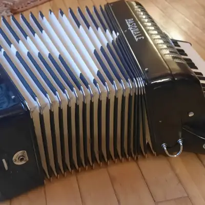 Pasquale Soprani Piano Accordion 1950s Gloss Black | Reverb