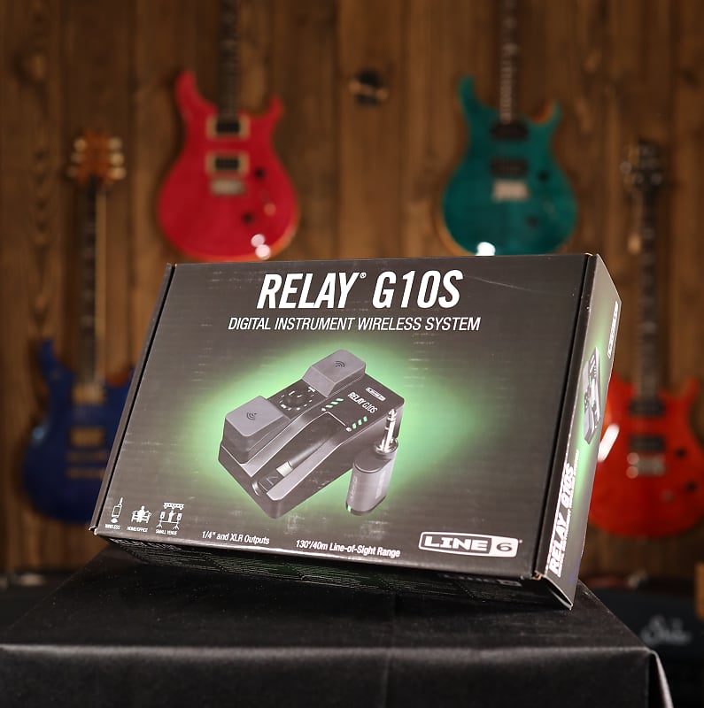 Line 6 Relay G10S Digital Stompbox Guitar Wireless System - Black