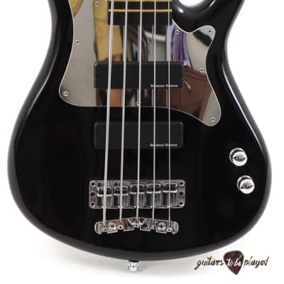 Warwick Rockbass Steve Bailey Artist Line 5-String Electric Bass – Black image 2