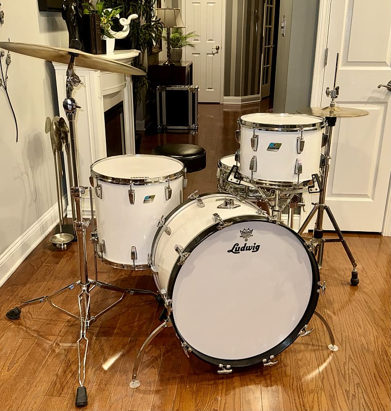 Ludwig Classic maple 79-83 - White Cortex | Reverb