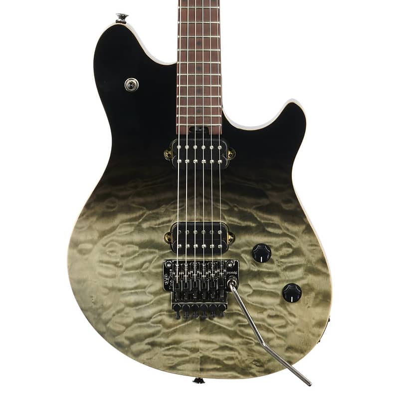 EVH Wolfgang WG Standard Quilt Maple Electric Guitar, Black
