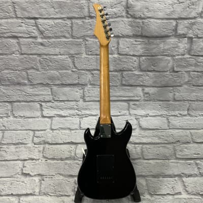 Kingston Strat Electric Guitar Black image 6