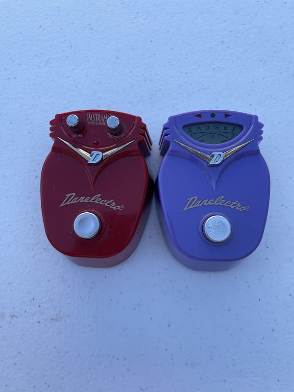 Danelectro Pastrami Overdrive + Chromatic Tuner Guitar Effect Reverb