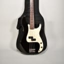 1998 Fender American Standard Precision Bass Black Finish Electric Bass Guitar