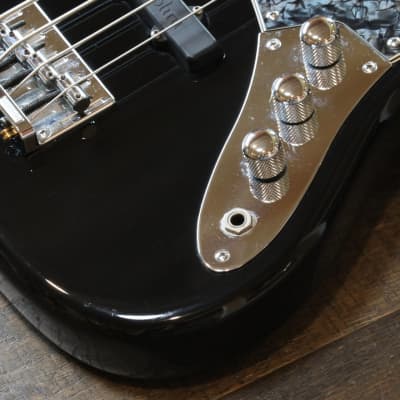 1999 Modulus VJ4 Electric 4-String Bass Guitar Black + Case (6824) image 5