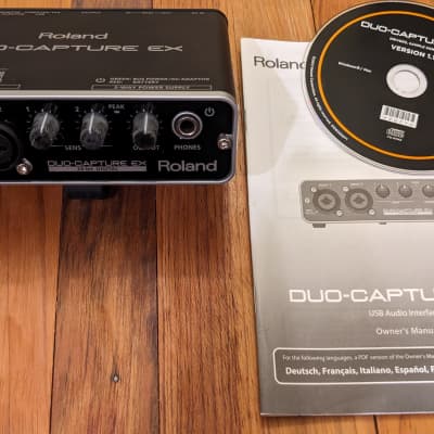 状態良好】audiotechnicaAT2020 + Roland UA-22 Roland Duo-Capture EX