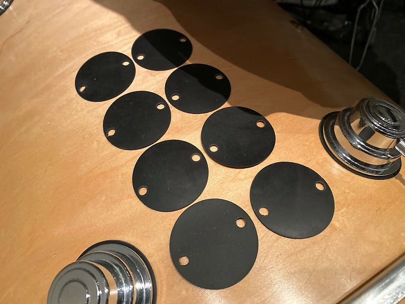 8x Snare & Tom Tom rubber gasket for DW Collectors Series Black *new* image 1