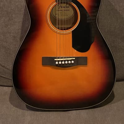 Fender CC-60S Solid Spruce/Mahogany Concert Sunburst image 1