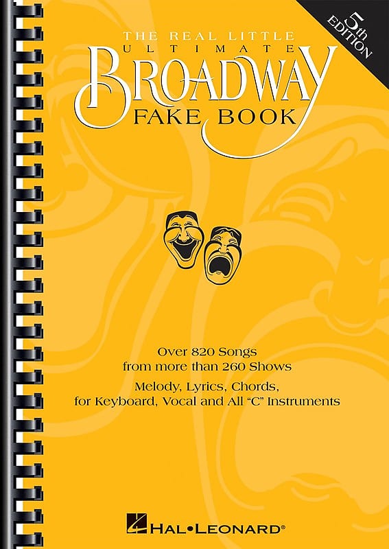 The Real Little Ultimate Broadway Fake Book 5th Edition Reverb
