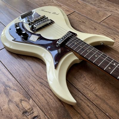 Vintage 1960s Tokai Humming Bird 100S Electric Guitar Cream MIJ mosrite image 8