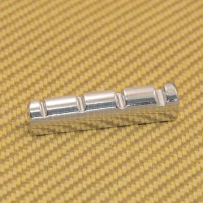 BN-N3CR-C Brass 43mm Slotted Polished Chrome 4-String Bass Nut for sale