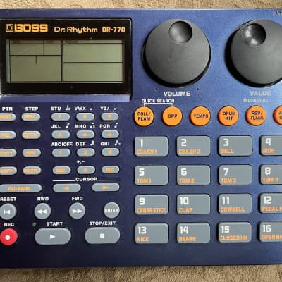 Boss DR-770 Dr. Rhythm 1999 - 2004 - Blue