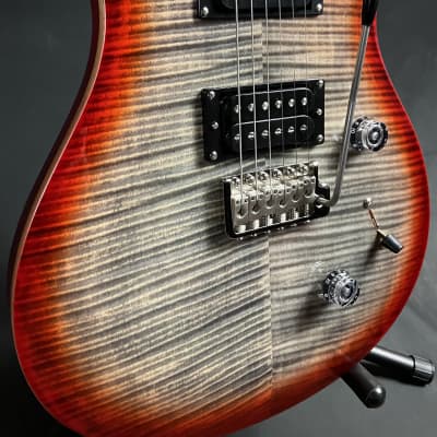 Paul Reed Smith PRS SE Custom 24 Electric Guitar Charcoal Cherry Burst w/ Gig Bag image 6