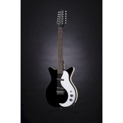 Danelectro '59 Double Cut 12-String BK Black - Electric Guitar Bild 9