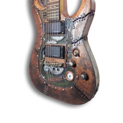 Schecter ➤ Custom Shop Frankenstein Steampunk by Martper Guitars image 1