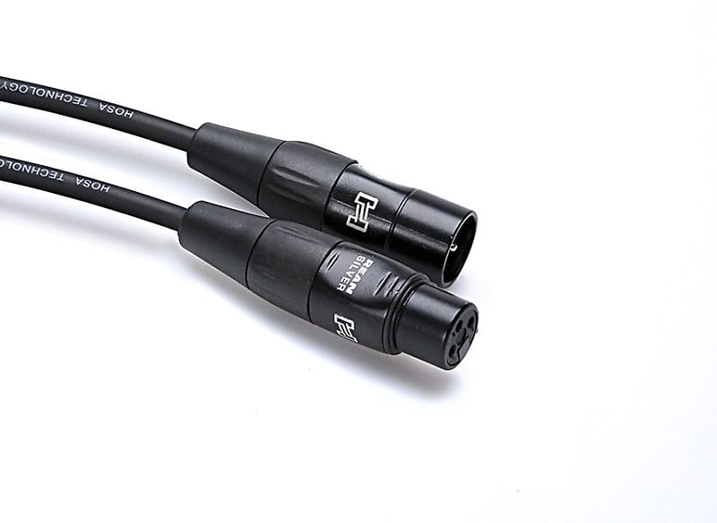 Hosa HMIC-025 Pro Microphone Cable, REAN XLR3F to XLR3M, 25ft image 1